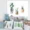 Designart - Three Potted Houseplants - Traditional Canvas Wall Art Print
